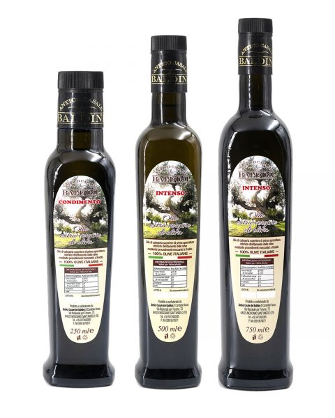 Bottiglia – Olio Extravergine Di Oliva – Confezioni: Da 250 Ml, 500 Ml 